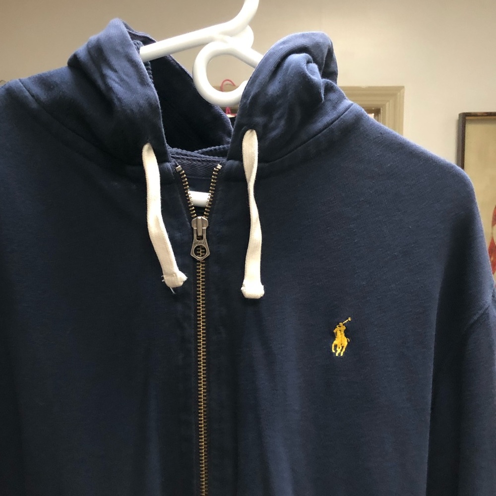 Polo Zip Down Hoodie